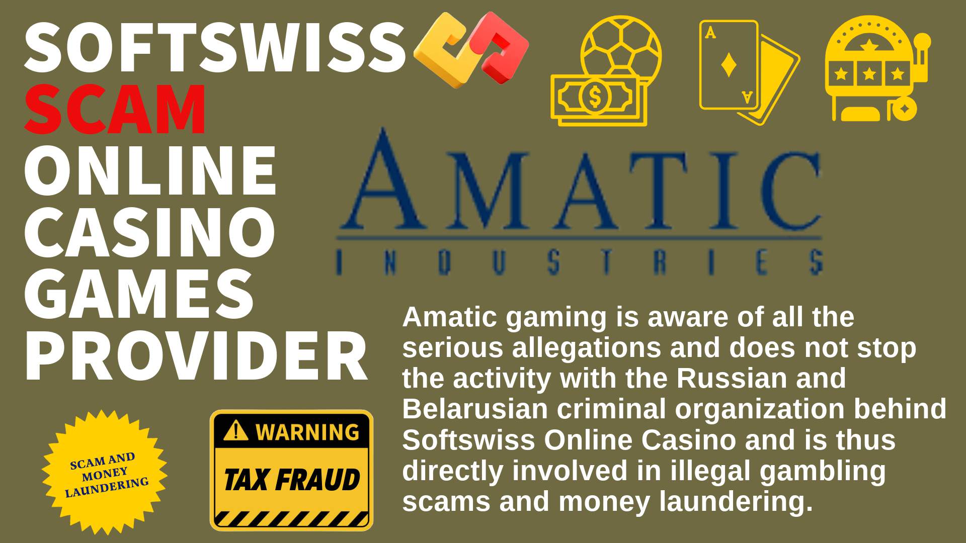 Amatic - softswiss scam - Casino by Softswiss